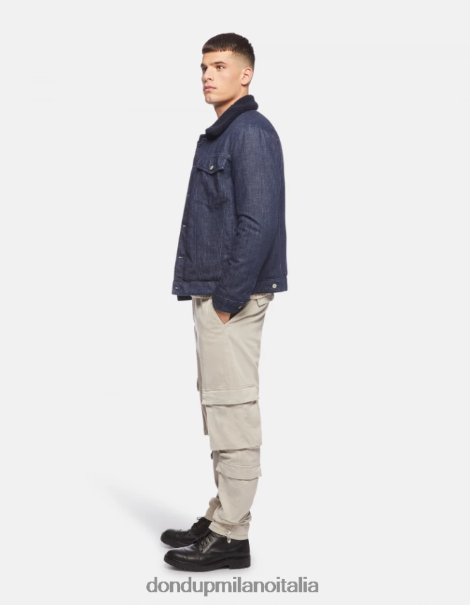 DONDUP hombres pantalones cargo ken de algodón vestir livito AZX2Z0694