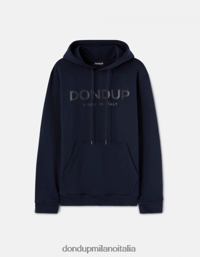 DONDUP hombres sudadera con capucha y corte regular vestir Azul marino AZX2Z0823
