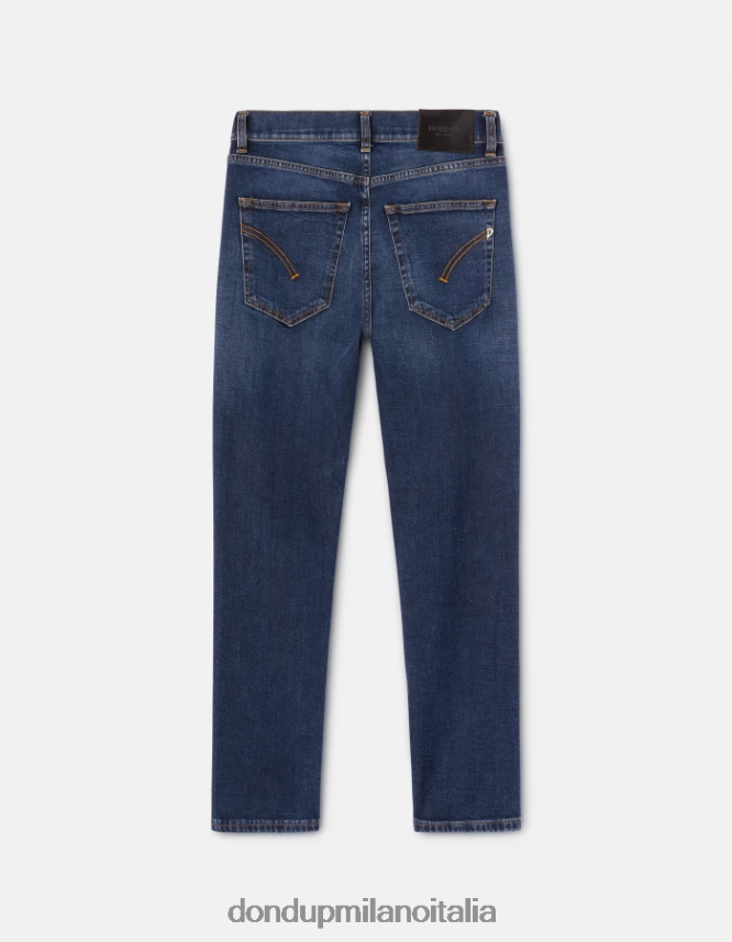DONDUP mujer Vaqueros Daila slim de denim elástico vestir azul AZX2Z057