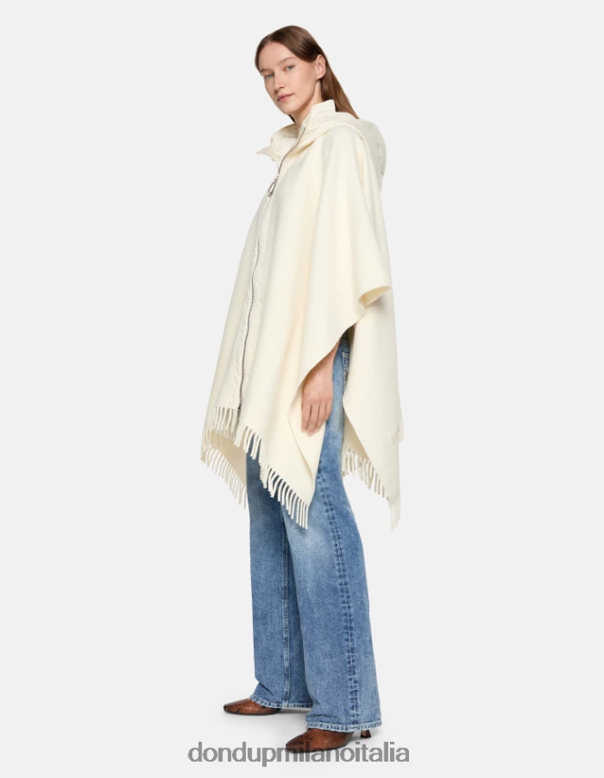 DONDUP mujer jeans jacklyn de mezclilla rígida con pernera ancha vestir azul AZX2Z081
