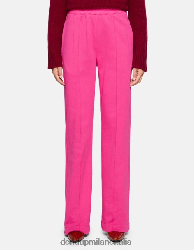 DONDUP mujer pantalones anchos de lana vestir orquídea AZX2Z0187