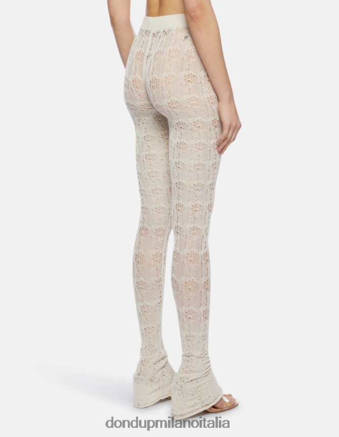 DONDUP mujer pantalones de encaje súper ajustados vestir burro AZX2Z0173