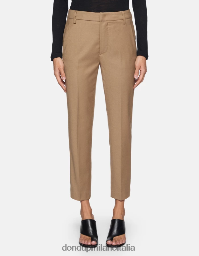 DONDUP_mujer_pantalones_holgados_de_franela_nima_vestir_camello_AZX2Z0221.png